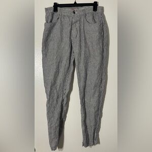 Alex Crane Sun Pants Linen Stripe | Men’s 32 | Navy/White